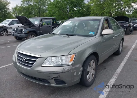2010 Hyundai Sonata Gls z USA, uszkodzony, nr VIN 5NPET4AC4AH619038